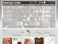 Tablet Screenshot of bookcasestore.com